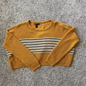 Cropped Yellow Sweater💛